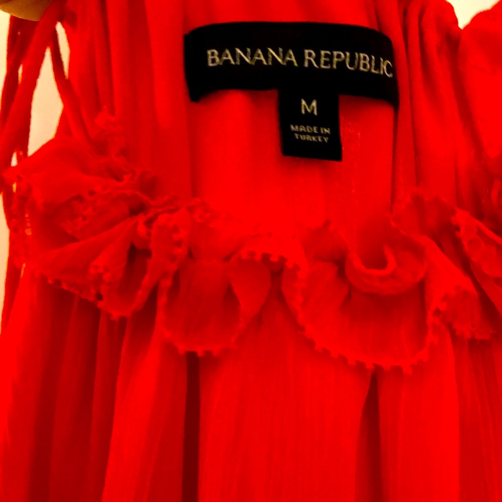 Banana Republic Red Midi Dress (never worn)